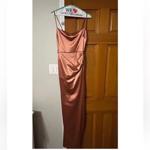 Windsor prom dress, champagne color, size small